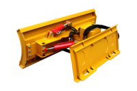 Aksesoris Skid Steer Loader Baru Merek HCN, Grader Skid Steer, Pisau Dozer, Aksesoris Konstruksi