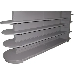 Estantes modernos para tiendas minoristas Estante de supermercado de varios <span class=keywords><strong>colores</strong></span> de doble cara - Product Image 2