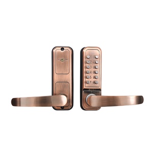 <span class=keywords><strong>Serrure</strong></span> de porte <span class=keywords><strong>à</strong></span> <span class=keywords><strong>code</strong></span> <span class=keywords><strong>mécanique</strong></span> sans clé en alliage de zinc haute sécurité, avec bouton poussoir numérique - Product Image 3