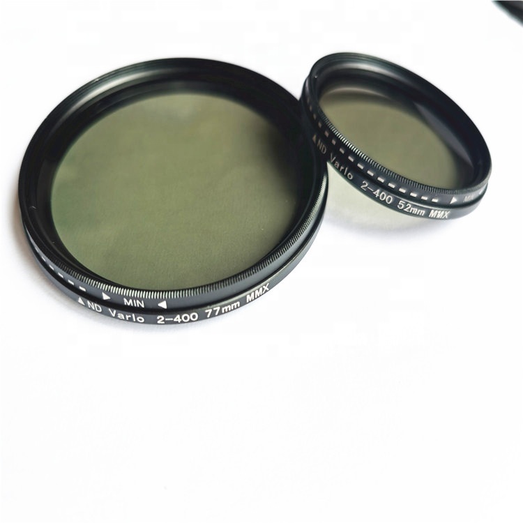 In stock camera filter 37mm to 82mm ND2-400 neutral density ND optical Filter