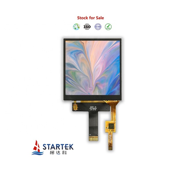 3.4 Inch Square TFT LCD Display with 480*480 Resolution Capacitive MIPI Interface