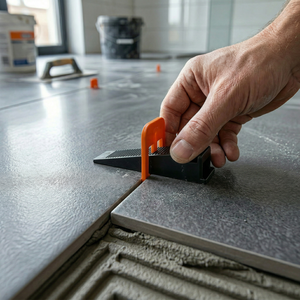 Sistema de Nivelación de Azulejos, Cuñas de Plástico PP de 1.5mm, 50 Piezas, para Instalación Profesional de Azulejos - Product Image 3