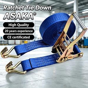 Correas de Amarre de Alta Resistencia <span class=keywords><strong>para</strong></span> Carga, 5T, con Trinquete, <span class=keywords><strong>para</strong></span> Transporte al Aire Libre - Product Image 6