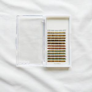 Pestañas Postizas Personalizadas de 0.15mm de Grosor, Marca Privada, Hechas a Mano, Volumen Completo, con Brillo/Pluma, Individuales, de Visón Sintético, para Uso en Salones de Belleza - Product Image 3