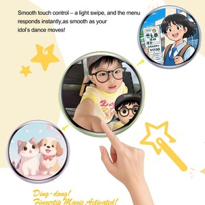 <span class=keywords><strong>Badge</strong></span> Digitale con Schermo Touch da 1,7 Pollici, Supporta Foto, GIF, Animazioni e Video di 15 Secondi, Personalizzabile <span class=keywords><strong>2026</strong></span> - Product Image 5