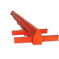 Pont roulant semi-portique industriel Shenli sur rail avec palan électrique, télécommande sans fil, haute efficacité pour la manutention des matériaux