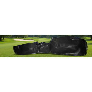 Black Plastic Car Underbody Shield For Golf A4 99-07 Left Hand <b>Sand</b> <b>Blasting</b> Hopper PP Spray Protection Cover - Product Image 2