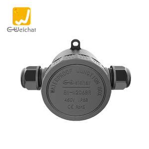 Boîte <span class=keywords><strong>de</strong></span> jonction étanche E-Weichat 2T IP68 avec diamètre <span class=keywords><strong>de</strong></span> câble <span class=keywords><strong>de</strong></span> 450V 17,5A 5-9mm, matériau PA66 - Product Image 1