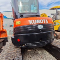 Mini-excavatrice Kubota U55 d'occasion, hydraulique, 5 tonnes, chenillée, d'origine japonaise, micro-mini, excavatrices d'occasion, mini Kubota U55-4