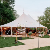 Tente de réception transparente en aluminium de haute qualité, chapiteau en polyester pour événements, carpa para eventos, pour 150, 500, 1000 personnes, événements, hôtels