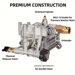 La pompe de nettoyage à haute pression en aluminium peut être utilisée pour nettoyer les murs et les routes intérieurs et extérieurs à 3000PSI - Product Image 3