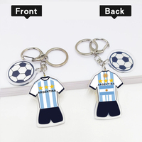 Porte-clés de football personnalisés 2026 – Breloques en acrylique, maillots de foot USA, coupe du monde, vente en gros