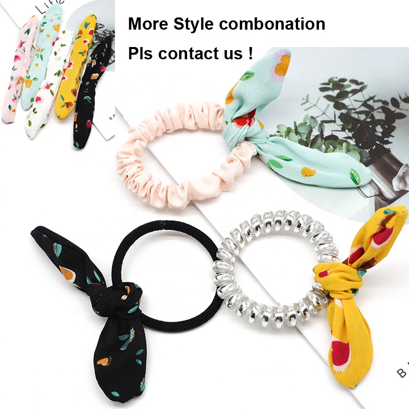 MIO в полоску с отделкой бантом для группа Сделай Сам DIY бигуди для волос вставку внутрь эластичного ремешка группа 4 шт. в комплекте