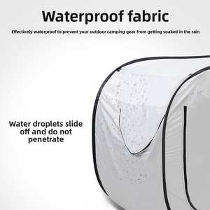 Tente de plage instantanée intérieure/extérieure, double occultation, anti-moustiques, imperméable, quatre saisons, <span class=keywords><strong>pliable</strong></span>, <span class=keywords><strong>abri</strong></span> coupe-vent - Product Image 4