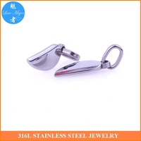Collier pendentif cœur en acier inoxydable, surface polie miroir, gravable, design couple, petit charme, bijou tendance, cadeau