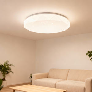 Plafonniers LED modernes pour la maison, modèle de mode pour salon, blanc, télécommande électrique - Product Image 1