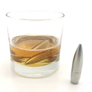 Bulleted Ice Cube En Rvs Bulleted Shaped Ice Cube Set En Whisky Bullet Steen Gift Set