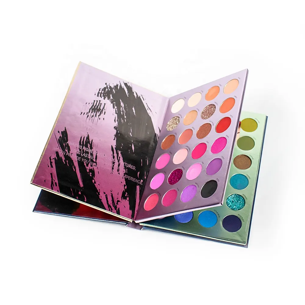 Design Makeup Palette Magic Book Eye Shadow Pallet High Quality Eyeshadow Palette Custom Logo New 3 Layer 72 Colors Powder