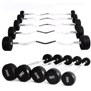 Wholesale Factory Supplied Solid Curl/Straight Barbell Set Powerlifting <strong>Bar</strong> Free <strong>Weights</strong> <strong>for</strong> Weightlifting/<strong>Curling</strong> - Product Image 5