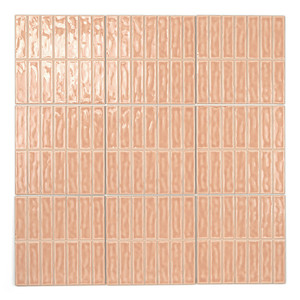 Piastrella Pre-Tagliata Manhattan Coral 20x20, Piastrella in Ceramica 2.5x10 per Pareti e Pavimenti - Product Image 2