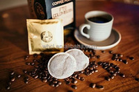 Machine d'emballage automatique pour la vente en gros de thé café en poudre avec filtre extérieur intérieur papier sachets ronds 2g 8g dosette ESE