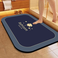 Tapis de bain en PVC transfrontalier en gros, absorbant l'eau, résistant à la saleté, antidérapant, durable, pour entrée, salle de bain et toilettes