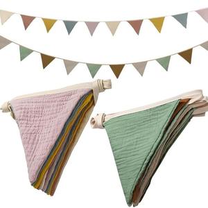 Guirnalda de Cumpleaños de Algodón con Diseño de Latte Art para Habitaciones Infantiles y Guarderías, Decoraciones Colgantes - Product Image 4