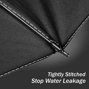 <span class=keywords><strong>Parapluie</strong></span> de voyage moderne inversé compact coupe-vent automatique à cinq plis avec revêtement argenté 10 baleines <span class=keywords><strong>grand</strong></span> format portable - Product Image 3