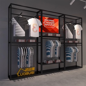Espositori per <span class=keywords><strong>Abbigliamento</strong></span> <span class=keywords><strong>Sportivo</strong></span> Personalizzabili in Vendita, Rastrelliera Autoportante a Griglia per <span class=keywords><strong>Negozi</strong></span> <span class=keywords><strong>di</strong></span> Articoli Sportivi - Product Image 2
