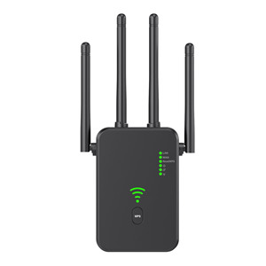 <span class=keywords><strong>Repetidor</strong></span> <span class=keywords><strong>Wifi</strong></span> U10 de Doble Banda 2.4G/5Ghz, 4 Antenas, 300M/1200Mbps, Adaptador de Red <span class=keywords><strong>Ethernet</strong></span> RJ45, Extensor de Señal, Router <span class=keywords><strong>Wifi</strong></span> WPS - Product Image 1