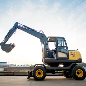 Excavadora de ruedas hidráulica LICHMACH de 5 toneladas, motor Yanmar de alto rendimiento, 1 año de garantía, nuevo modelo de excavadora PLC de cubo, excavadora - Product Image 4