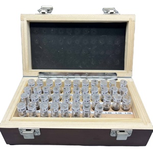 41 Stuks <span class=keywords><strong>Pin</strong></span> <span class=keywords><strong>Gauge</strong></span> 1.000-5.000 Mm 0.001 Mm Tolerantie Nauwkeurigheid Plug <span class=keywords><strong>Pin</strong></span> <span class=keywords><strong>Gauge</strong></span> Set - Product Image 1