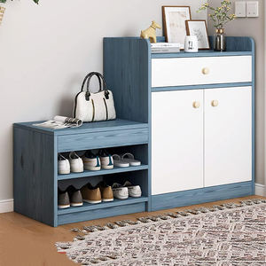 Muebles de <span class=keywords><strong>entrada</strong></span> portátiles de madera de 7 capas, <span class=keywords><strong>Zapatero</strong></span> extensible, <span class=keywords><strong>Zapatero</strong></span> cerrado - Product Image 2