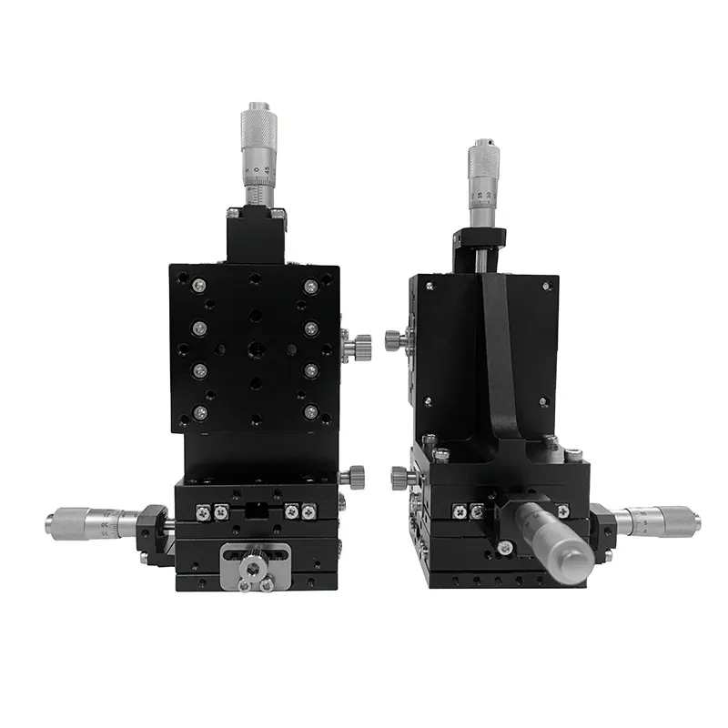 C & K bantalan rol silang panggung Manual 13mm tahap XYZ tahan lama 60mm bantalan rol untuk Instrumen Uji lainnya