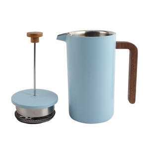 34oz French Press <b>Coffee</b> Maker, 1000ml Stainless Steel French Press with Wood Handle - Product Image 3