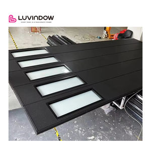 लुविंदो अनुकूलित ग्लास पैनल एल्यूमीनियम फ्रेम इन्सुलेट स्पष्ट ग्लास घर के लिए गैरेज दरवाजे - Product Image 4