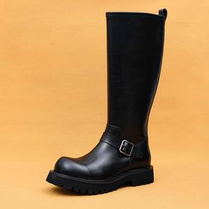 Botas Chelsea Formales para Hombre, Puntiagudas/Redondas, Impermeables, de Cuero Genuino, Sin Cordones, de Negocios, Cortas, con Soporte de Arco, Transpirables - Product Image 1