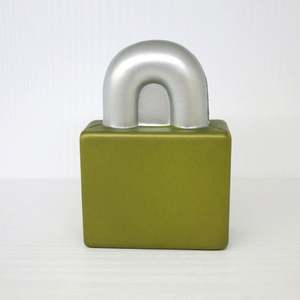 Custom Logo PU Foam Lock Stress <b>Squeeze</b> Toy Lock Key Stress <b>Ball</b> Lock Stress Reliever Toys <b>Ball</b> - Product Image 1