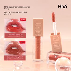 Vente en gros de brillant liquide à l'acide hyaluronique de fruits dodus brillant à lèvres hydratant couleur des lèvres Waterlight Mirror Waterproof Lip Glaze - Product Image 3
