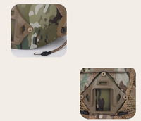 Couverture de casque tactique Camouflage de protection extérieure couverture de casques rapides avec cordon élastique Nylon housses de casque en tissu respirant