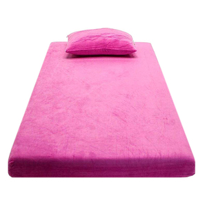 Đôi kích thước duy nhất màu hồng được Enfant lmattress Pad cot trẻ em đồ nội thất phòng ngủ & bé nôi với bộ nhớ bọt nệm cho khách sạn sử dụng - Product Image 5