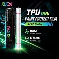 Film de protection de peinture transparent anti-rayures en TPU PPF KUCAI 1,52*15m/rouleau pour voiture, qualité supérieure, vente en gros d'usine