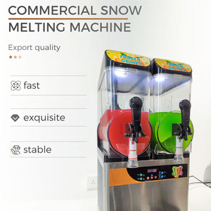 Machine <span class=keywords><strong>à</strong></span> slush commerciale <span class=keywords><strong>à</strong></span> double réservoir 12L*2 en acier inoxydable, contrôle numérique de la température, certification CE ISO pour <span class=keywords><strong>jus</strong></span> <span class=keywords><strong>et</strong></span> <span class=keywords><strong>smoothies</strong></span> - Product Image 3
