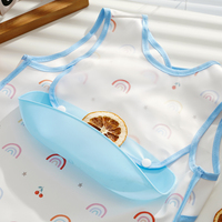 Organisateur de bavoirs jetables sur mesure, doux et respectueux de la peau, pour enfants, lavable