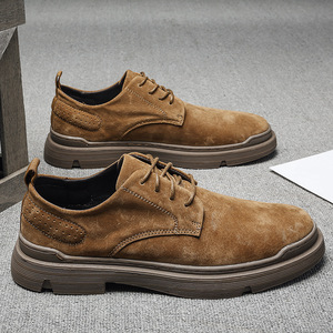 Nouvelles Chaussures Décontractées en Cuir pour Hommes Style Britannique 2026 – Polyvalentes et Simples en Peau de Porc - Product Image 4