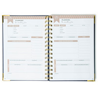Planificateur de budget hebdomadaire A5 personnalisé cahier d'objectif quotidien à couverture rigide organisateur de factures cahier de défi d'épargne planificateur imprimé mensuel