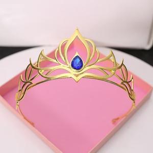 15cm accessori <span class=keywords><strong>sposa</strong></span> europea e americana corona in lega copricapo principessa abito da <span class=keywords><strong>sposa</strong></span> corona accessori corona per Halloween - Product Image 4