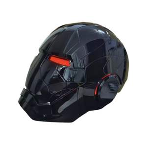 Máscara de Iron Man Mk5 1:1 para Juego de Rol, Control de Voz Electrónico de Encendido/Apagado, Iluminación para Halloween, Transpirable, Ecológica, Sensor Táctil - Product Image 5