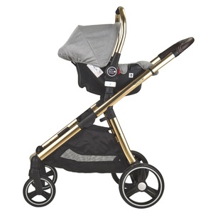 Passeggino 3 in 1 di Design per Neonati con Seduta Alta, Carrozzina per Neonati con Passeggino Doppio per Bambini - Product Image 3