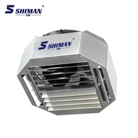 Ventilateur axial de toit électrique à roulement à billes et pales métalliques, déstratificateur d'air 14000m³/h, recirculateur d'air avec fixation au plafond de 20m, moteur 520W